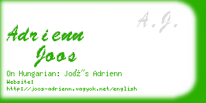 adrienn joos business card